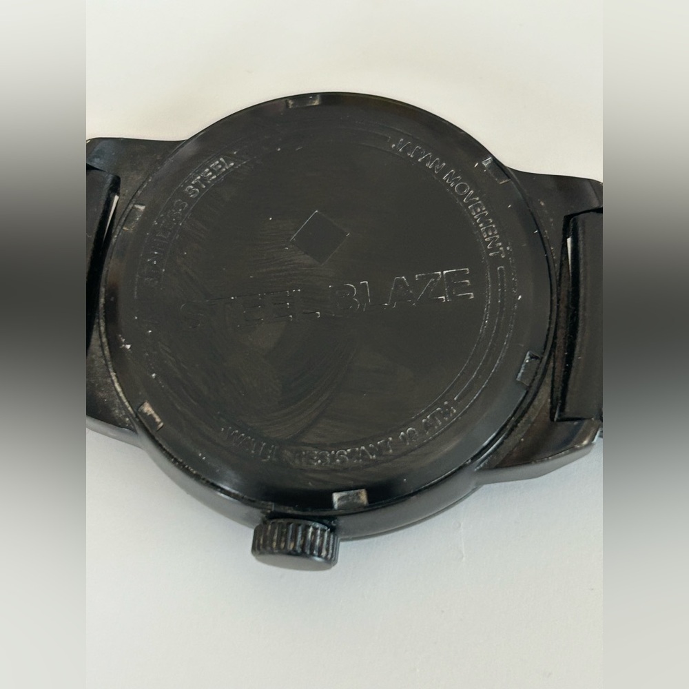 Black and Yellow Men's Watch - Picture 7 of 7